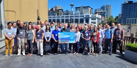 Group photo from the 2023 US CLIVAR Summit in Seattle, Washington