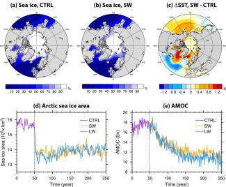 Understanding effect of arctic sea ice decline