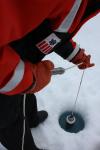 Under the ice sensor deployment